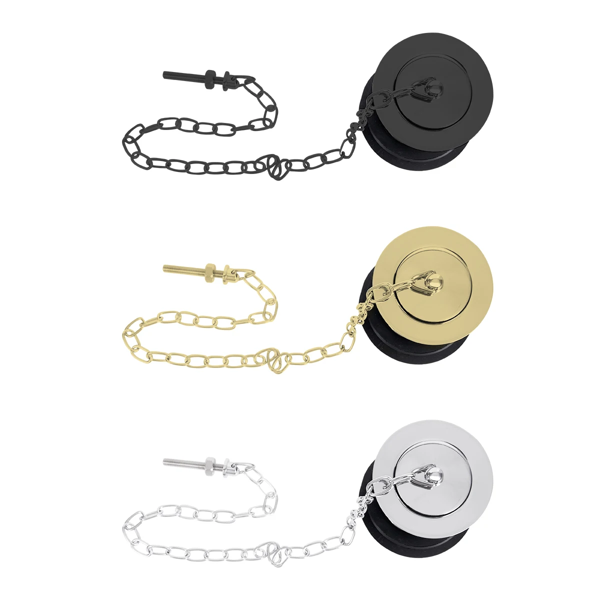 Basin Waste with Brass Plug details