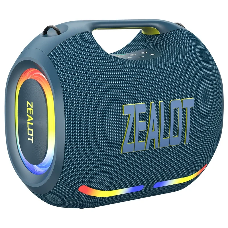 ZEALOT-ZE01 120W ワイヤレススピーカー Zealot Ze01 120W Portable Bluetooth Speaker - Super Bass