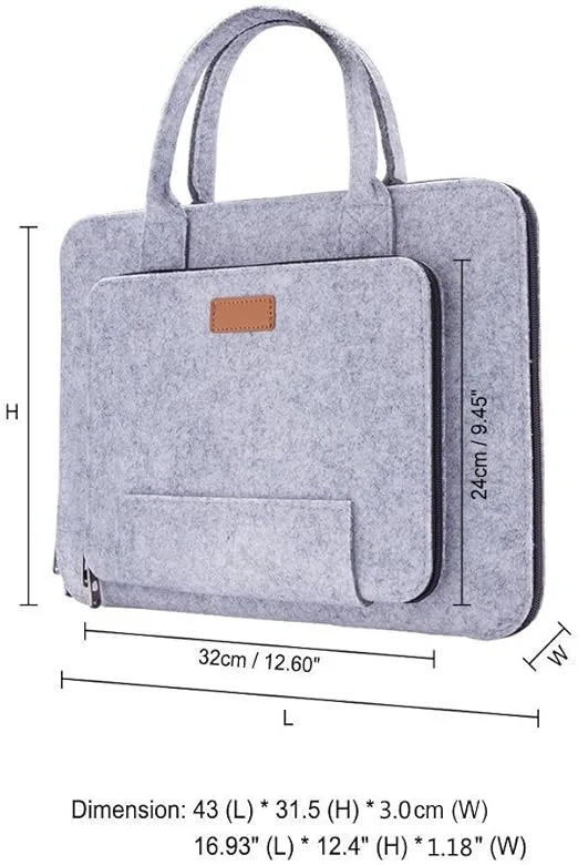 product oem odm multi size laptop bag portable laptop sleeve with handle notebook bag water resistant protective case-30