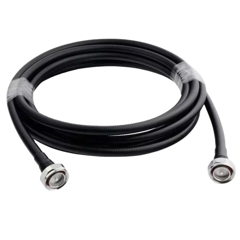 1/2'' Superflexible Feeder Cable 7/16 Din Male To 4.3-10 Mini Din 4.3/10 Male Connector Flexible cable assembly RF jumper
