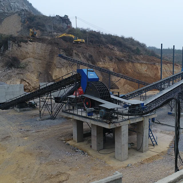 Complete Stone Rock Crusher Machine Factory Price Granite Limestone Gravel Hammer Mill Crusher Aggregate Stone Crushing Plant