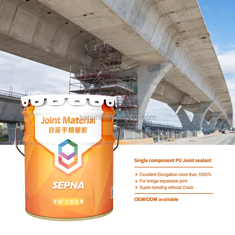 PU One Package Liquid Modified Siloxane Construction Sealing Gum for Filling Concrete Joints Airport Runway Tunnel Wall Pipe