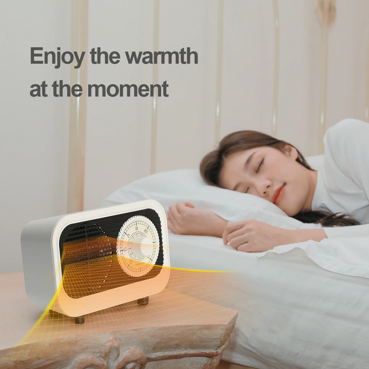 Old School Hands Warmer Foot Heater For Ladies Desktop Small Home Use Hot Wind Hot Air Machine PTC Ceramic Heating