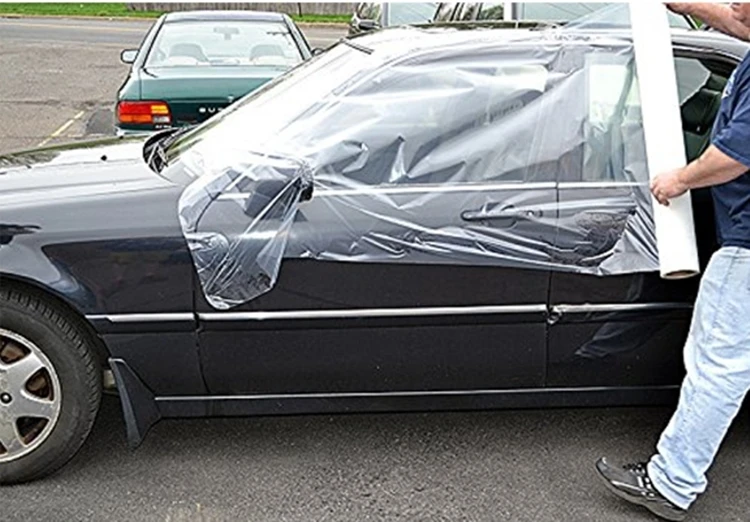 Factory Sale Auto Collision Cover Self Adhesive Protection Auto Collision Wrap Film