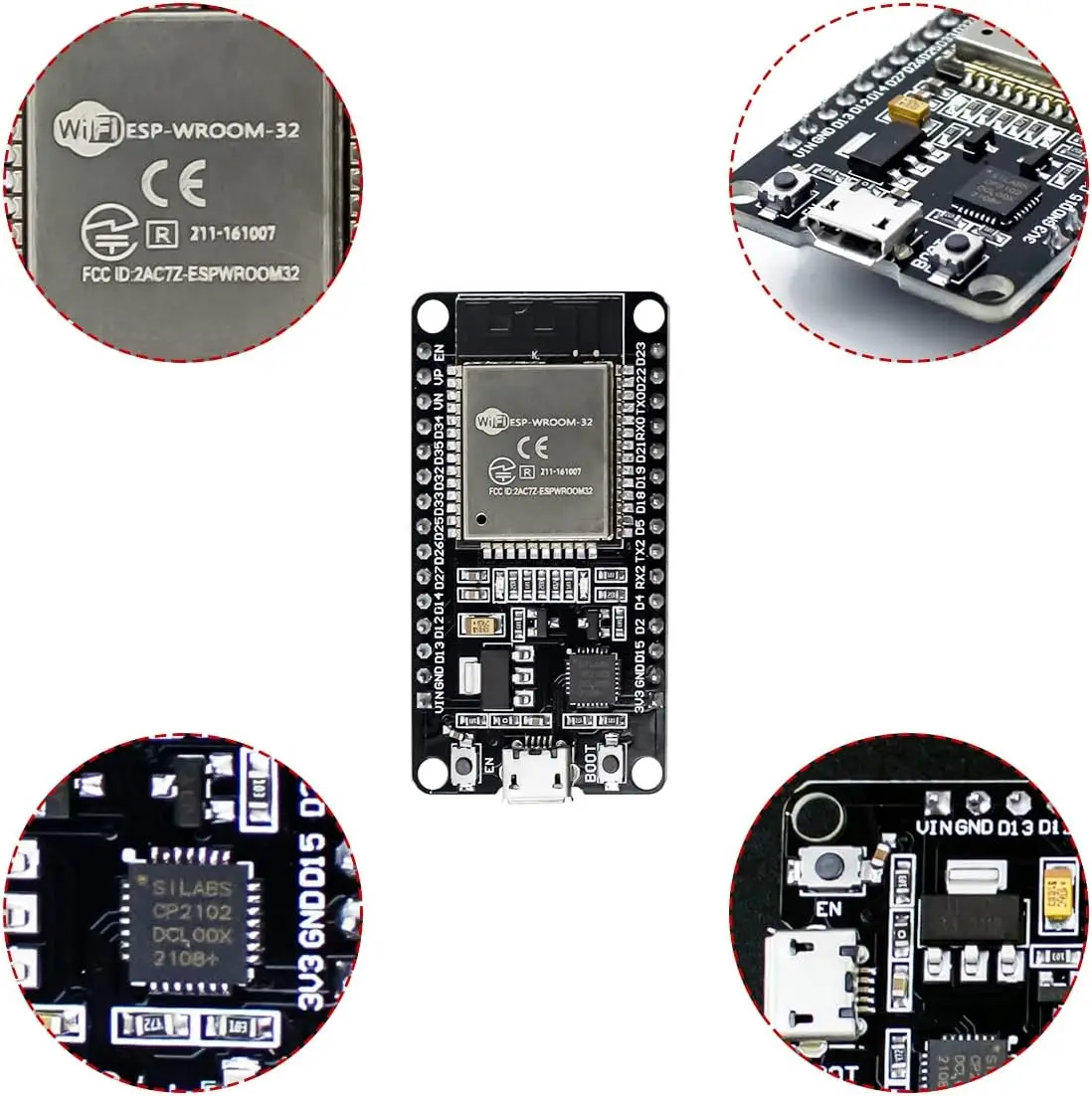 Wireless Module Esp8266 Cp2102 Nodemcu V3 Esp32 Lua Wifi Iot ...