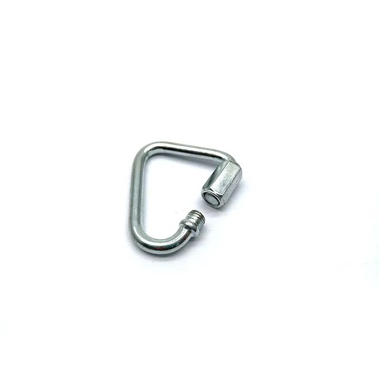Multifunctional Zinc Alloy Carabiner Quick Triangle Screwlock Link Lock Ring Hook M3.5M5M6M8M10M12M14
