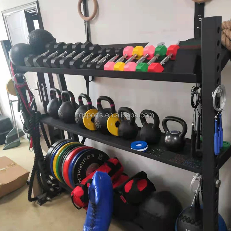 Gym Equipment Storage Rack Gym Multifunction Fitness Storage Rack