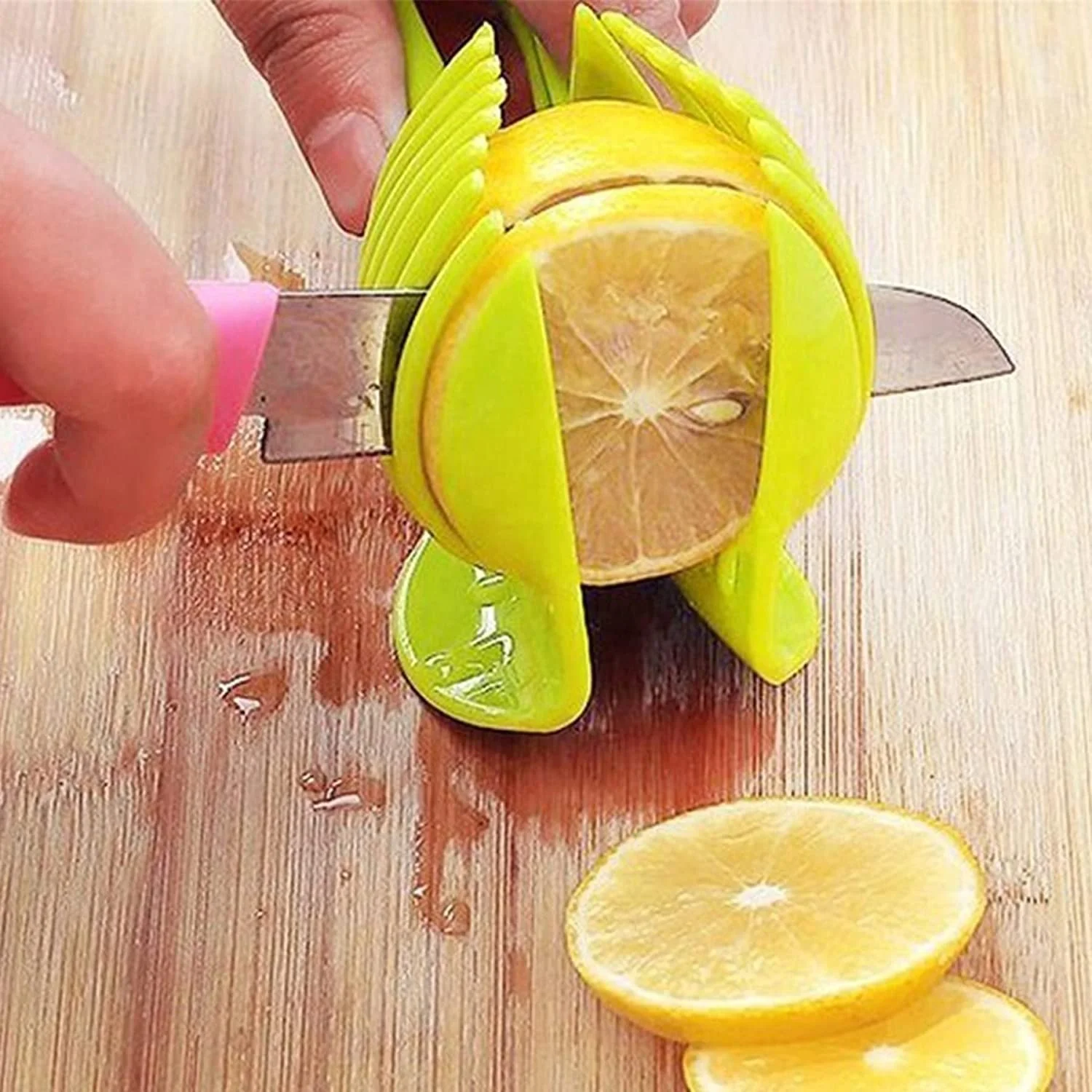 Onion Lemon Cutting Holder Kitchen Gadgets Tools Plastic Potato