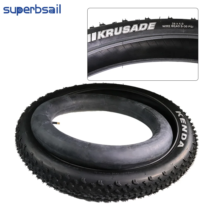 Superbsail EU Warehouse Top Fashion 20*4.0 Inch Electric Bicycle Fat Tire Bike Snow Beach Tire Bicycle 20 Inch Tire Inner Tube manufacture