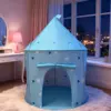 Yurta mongola blu a forma di cuore