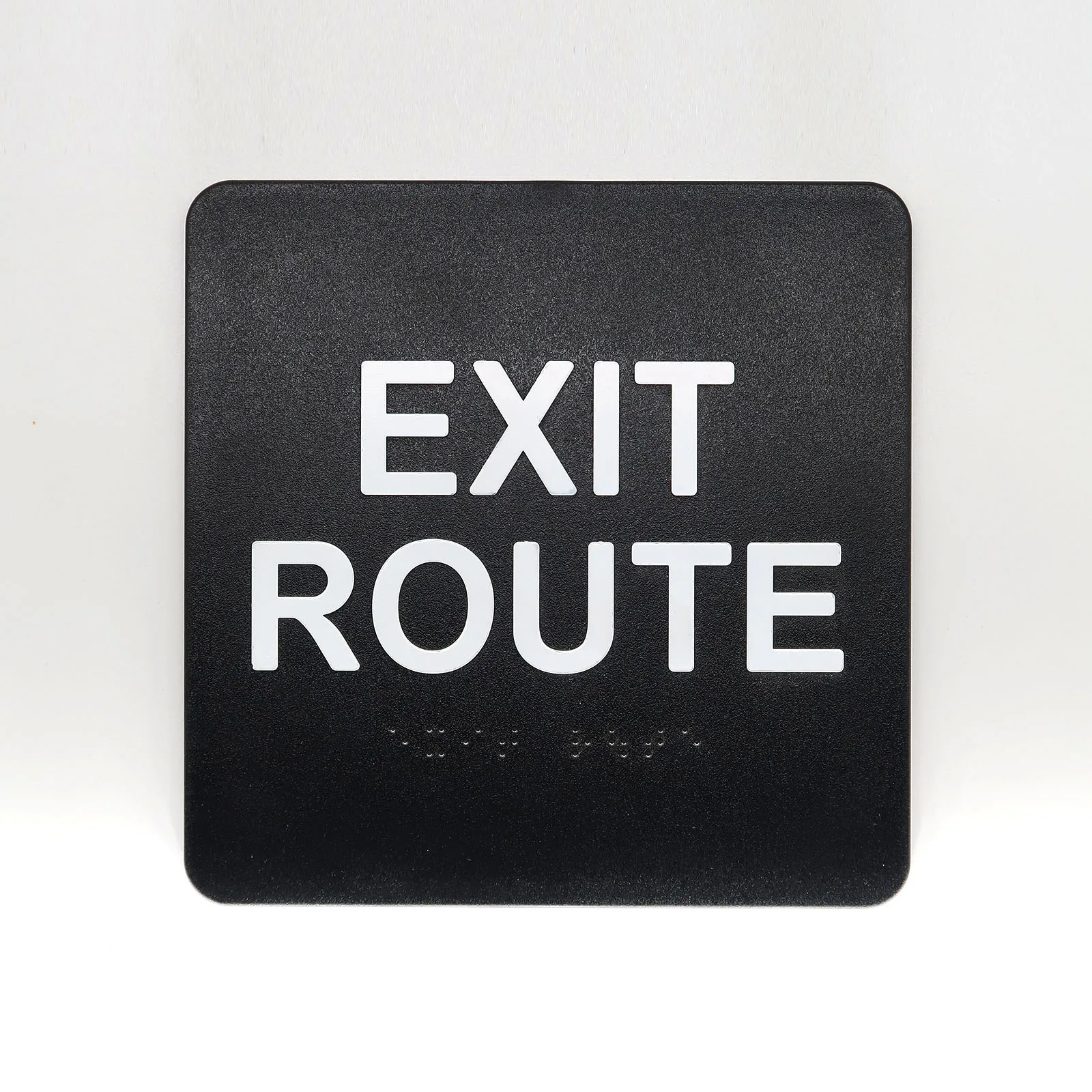 Custom Injection Molded Braille Signages Exit Route Buy Toilet Signage,Exit Sign,Exit Route
