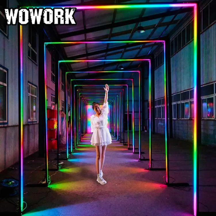 2025 WOWORK Fushun Customized Waterproof Party Hire Equipment Huge Backdrop Wedding Letter Alphabet Lights for Photo Booth Hire