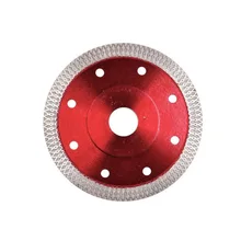 Highest Quality  Diamond Turbo Tile Porcelain Ceramic Cutting Disc Red Diamond Abrasive Tool Grinding Porcelain Tiles