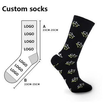Sock Manufacturer Colorful Fashionable Sox Short Ankle Crew Custom Socks Logo Cotton Men Socks