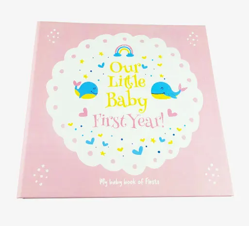 
Экологически чистые Роскошные новорожденные младенцы Младенцы мальчик девочка первые 5 лет журналы спиральная Обложка память книга сувенир 