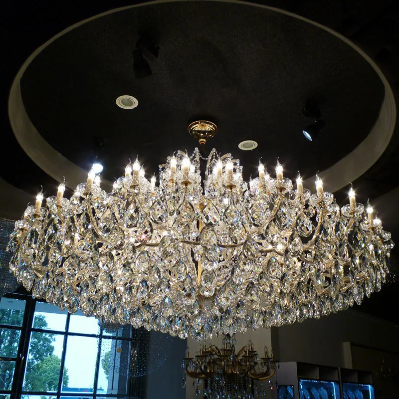 MEEROSEE Big Maria Theresa Chandelier Royal Big Chandelier Light for Hotel Project MD87067