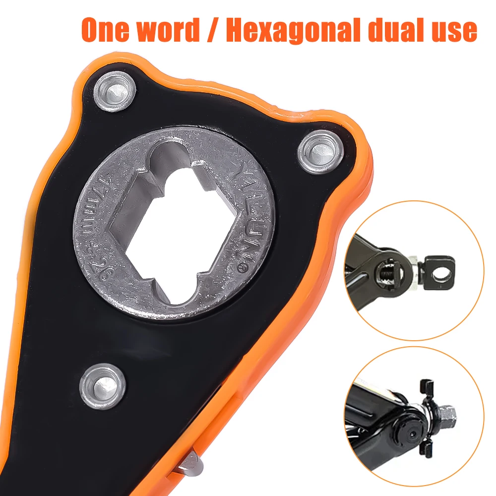 2 In 1 Swivel Steel Scissor Lifting Car Labor Saving Jack Ratchet