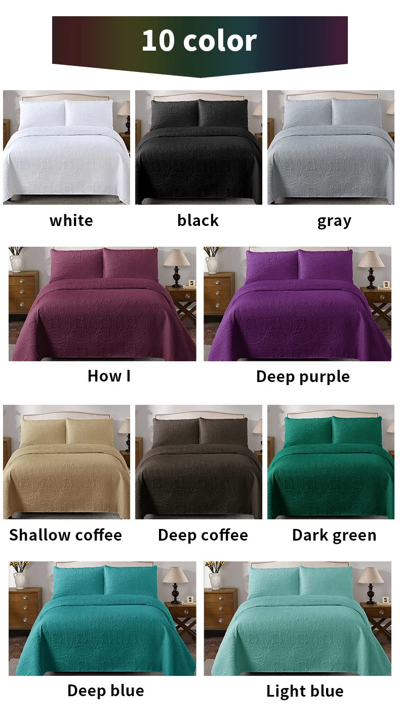 Factory Direct Sales Bedroom Bedding Wholesale Quilt Cover Bedspread