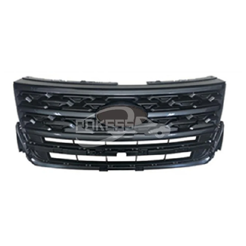 Car Auto Parts JB5Z8200BD Grille Matte Gray for Fo