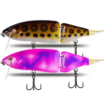 ABS Hard Lure Bait Floating Swimbait 165mm 60g / 135mm 33g Multi-segment Bass Artificial Bait 1~17 Colors – Soft Lure – view 2