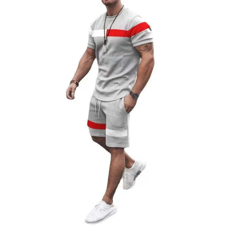 Wholesale Summer Clothing Short Set Two Piece Sweat Shorts Sets For Men ...