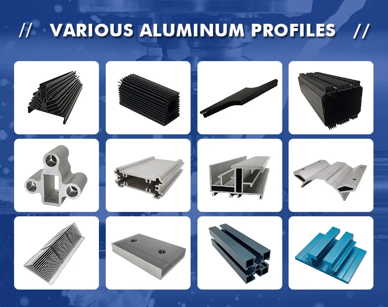 Aluminum Profile Factory Oem Extruded Heat Sink Profile Series Aluminum Extrusion Heat Sink