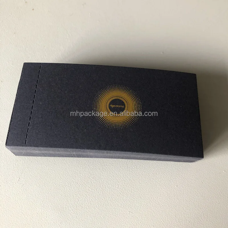 Custom Embossed Logo White Black Blotting Paper Fragrance Tester Strips