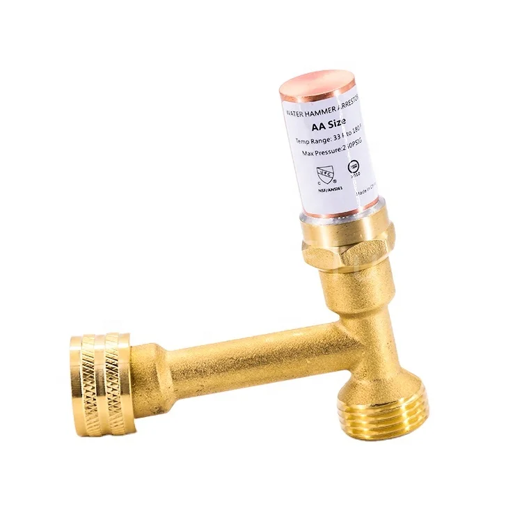 3/4 in. FHT x 3/4 in. MHT Copper Water Hammer Arrestor for Washing Machine