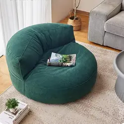 2021 hot sale bean bag chair with back and ottoman