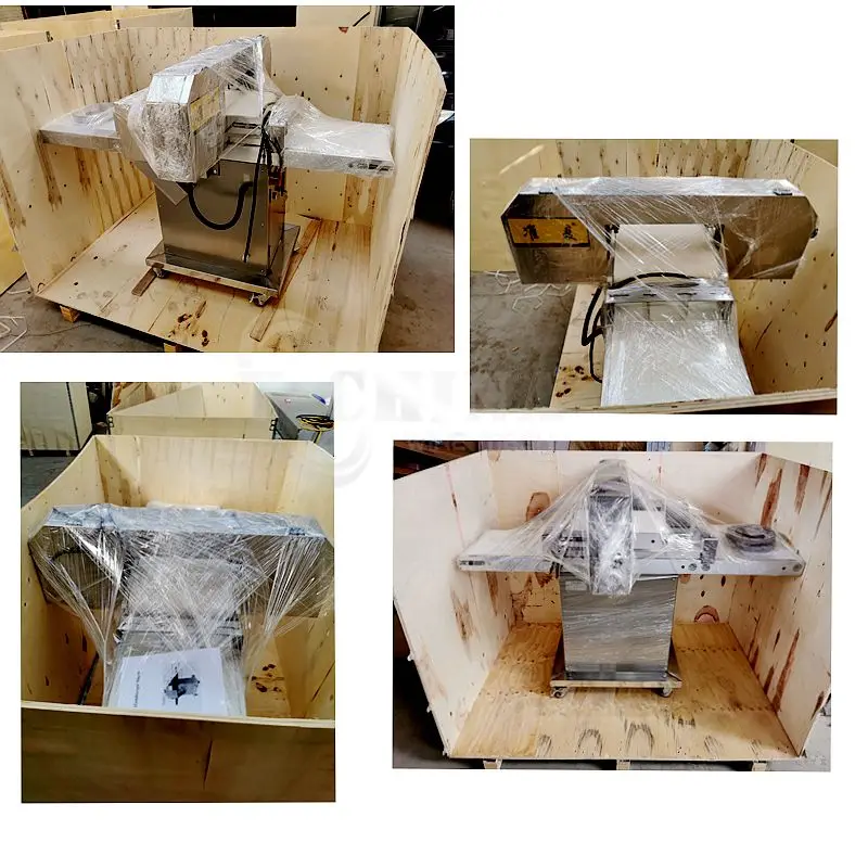 6000pcs/Hour Automatic Hamburger Slicer Machine Stainless Steel Bun Slicer Imported Blade Flat Cutting Low Waste Bakery Use High
