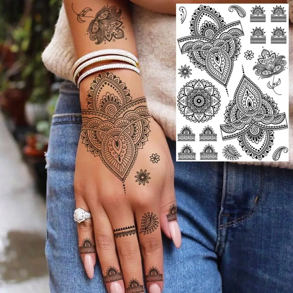 15 Beautiful Henna Tattoo Design you should try  The Henna Guys