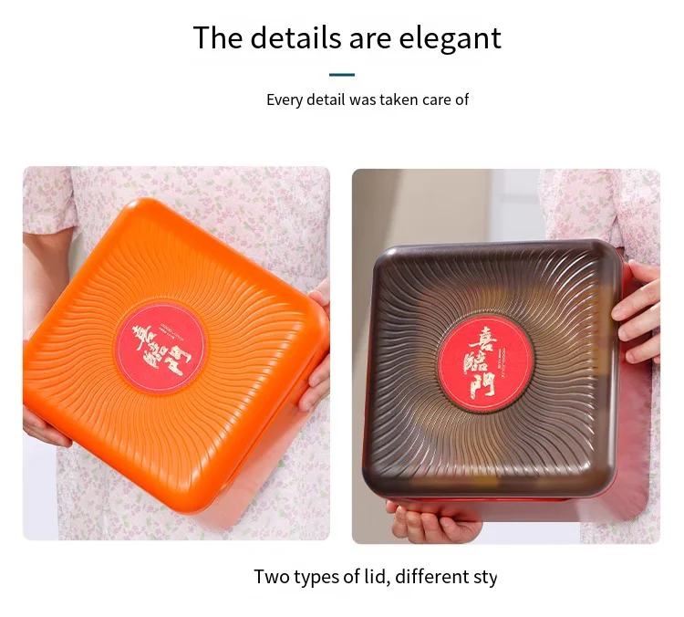 New Style Food Grade Metal Rectangular Christmas Baked Goods Tin Gift Packaging Box Buy Gift