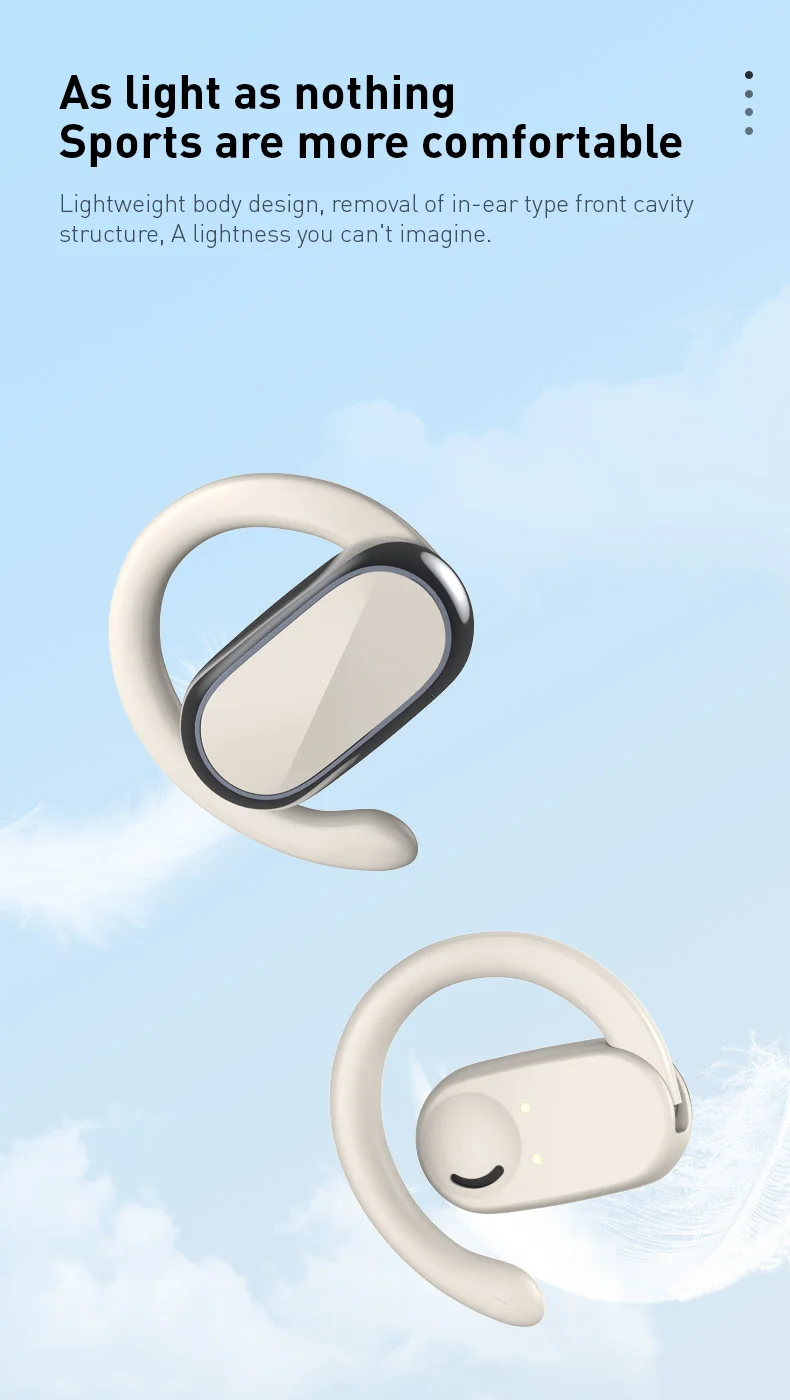 Rotating Ear Hanging Sports Running Earphones extra Long Standby Heavy Bass Stereo Factory Direct Sales