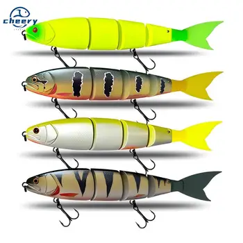 CHEERY Factory Direct Supply Live Bait Japanese Style 17/20 cm Sinking/Floating Multi-segment Swimbait Silicone Soft Tail – Soft Lure – view 2