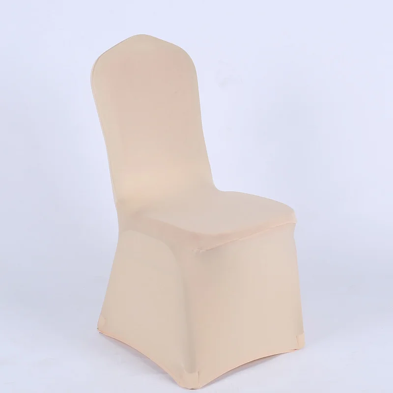 Оптовая продажа, чехлы на сиденья для свадебных отелей, банкетов, отелей, цельные эластичные чехлы на сиденья, белые универсальные утолщенные чехлы для стульев