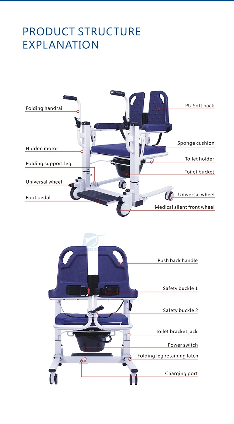 Nursing Care Transfer Chair