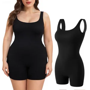 Wholesale Plus Size Seamless Shapers Strong Compression Full Body Bodysuit with Tummy Control Breathable Slimming Bodysuit