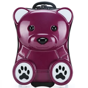 Luggagekids 3D Animal Cartoon Pattern Luggage Kids Suitcase Travel Luggage Custom Travel Suitcase Cute Animal