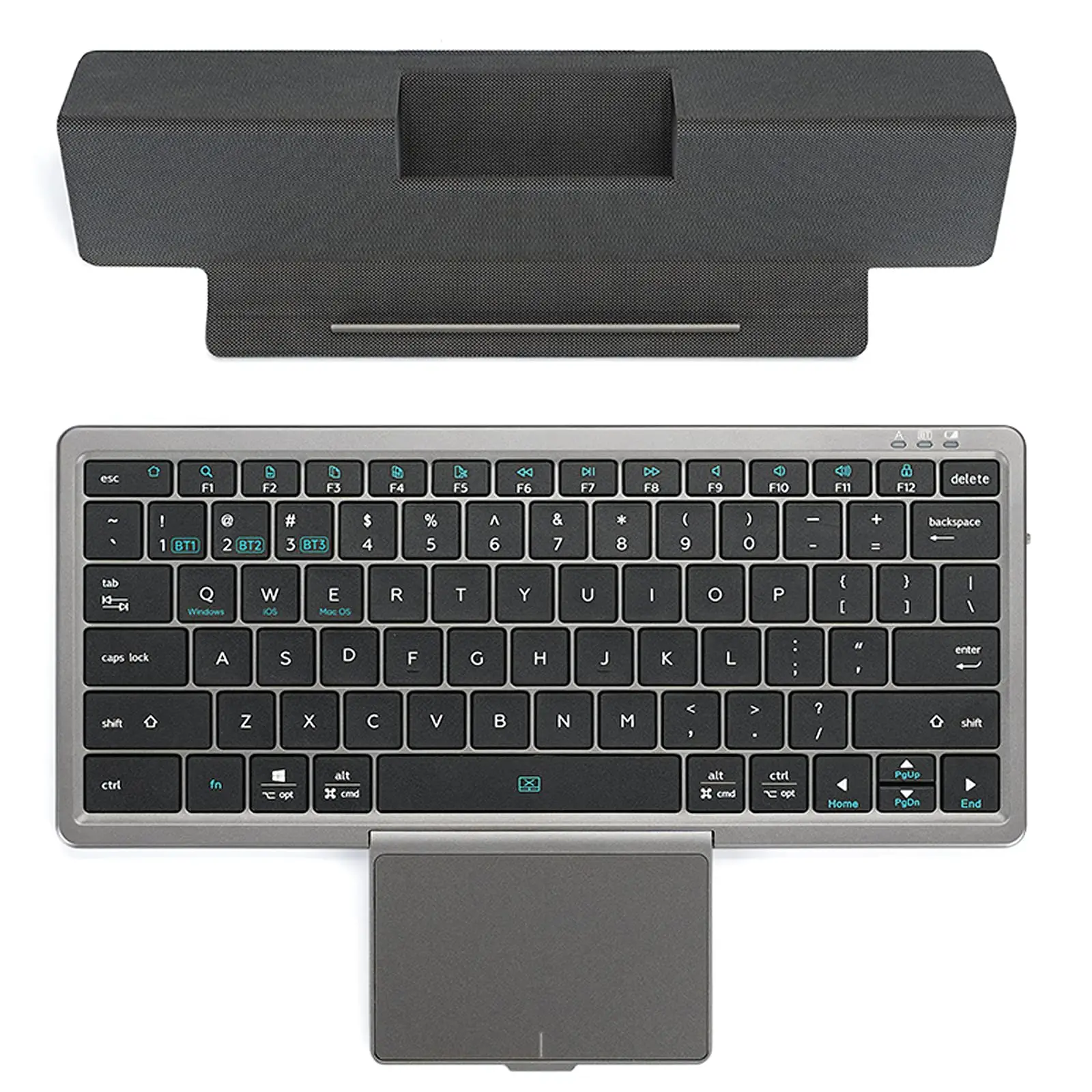 Pocket Board bluetooth Wireless Keyboard Wireless bluetooth Keyboard for Cel Phones samsung Tab7 Letw with Pu case