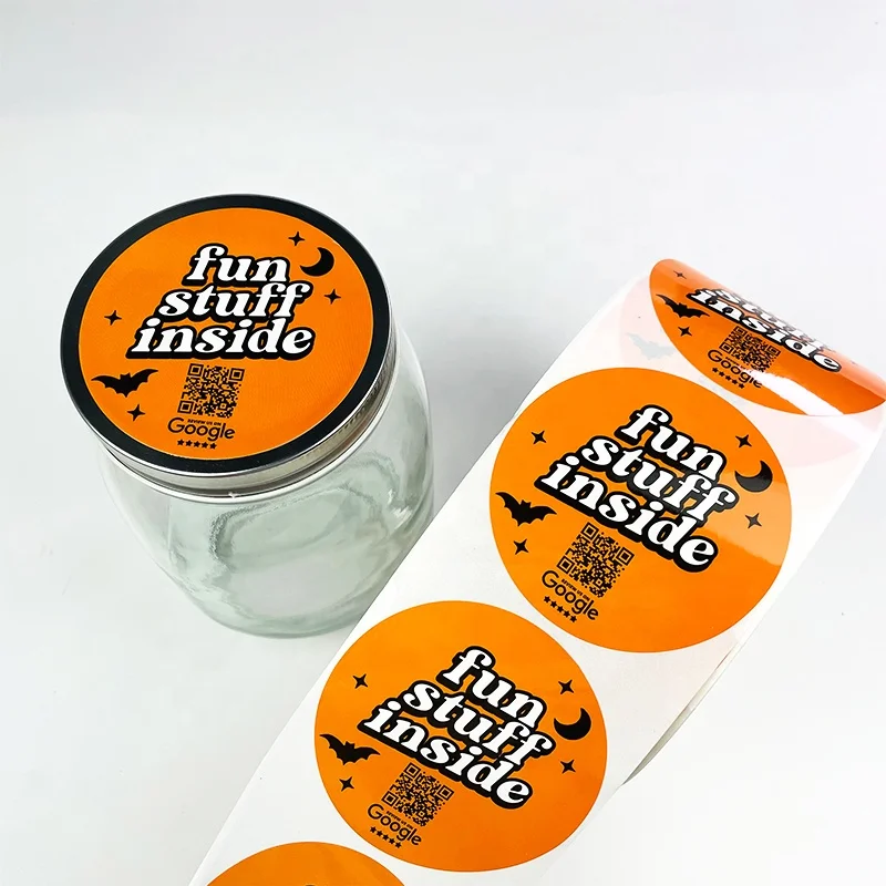 Custom Printed Logo Labels for Packaging Vinyl Waterproof Stickers