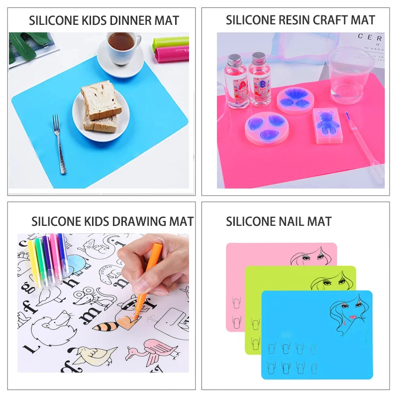 Large Silicone Sheet For Crafts Jewelry Casting Mould Mat,Nonstick