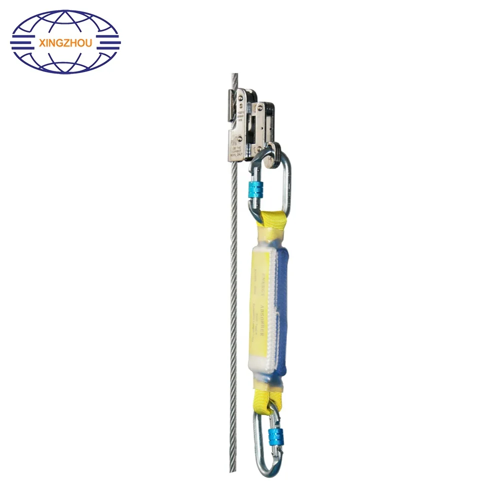 Cable Vertical Fall Arrest System with Rope Grab Fall Arrester Retractable Lifeline