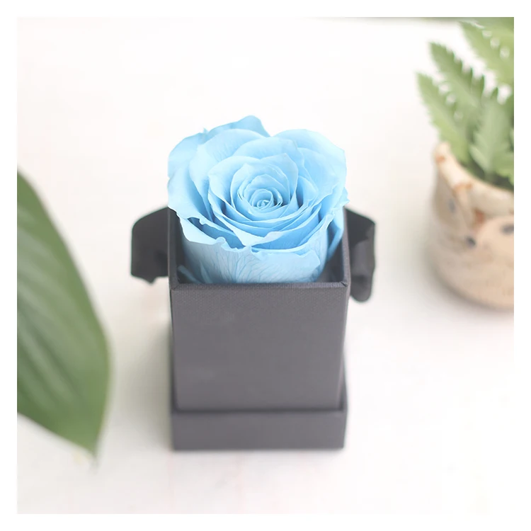 热卖人工玫瑰花保留玫瑰礼盒单玫瑰盒 Buy 保存随箱 保存的玫瑰花朵 永恒的玫瑰花product On Alibaba Com