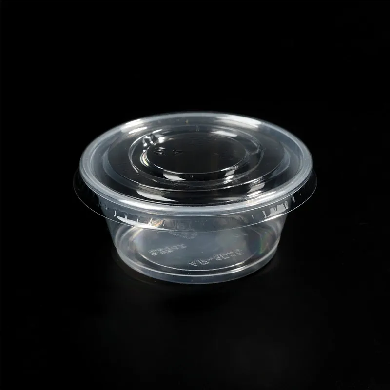 PS Disposable Dipping Sauce Containers 120ml Disposable Condiment Cups