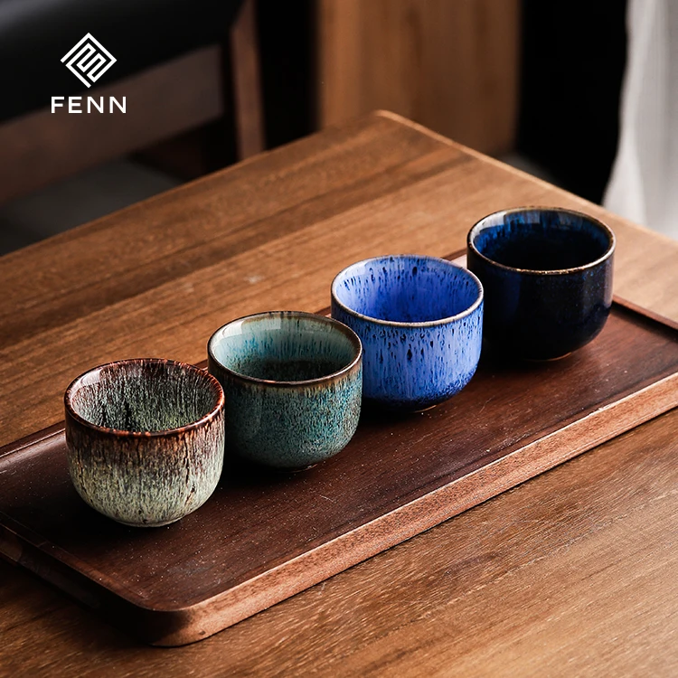 FENN Promotion Japanese Style Arabic Coffee Ceramic Tea Cups Coffee Cup set