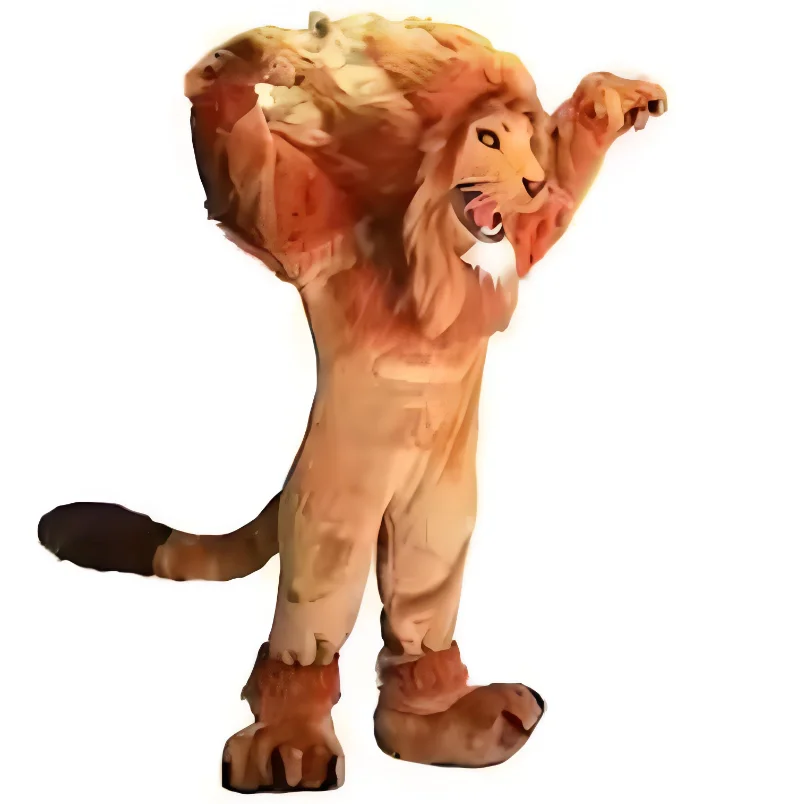 Kinqee Custom Walking Lion Mascot Costume Inflatable Advertising Doll Suit for Adult Promotional Events