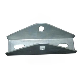 Galvanized 4.8 grade welded base solar photovoltaic support base Angle connector Four-hole triangle base