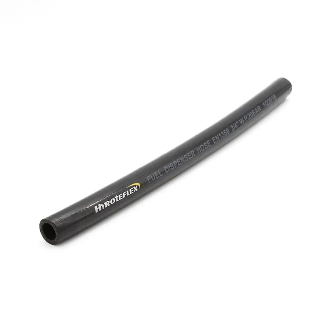 High Quality Flexible Anti-Static Gasoline Fuel Oil Resistant Black NBR Synthetic Rubber Dispenser Hose