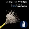 Haricot anti-enchevêtrement - Taches de cristal