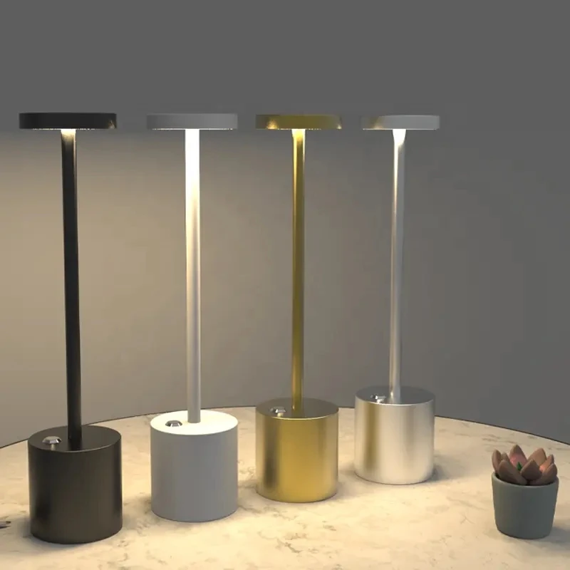 Creative LED Touch Rechargeable Portable Cordless Luxury Modern Table Lamps